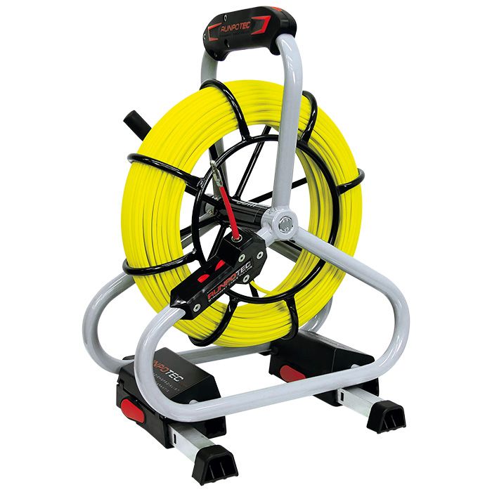 RUNPO Profi-set Glasvezel Trekveer 4,5mm RTG6, 60m incl. Haspel