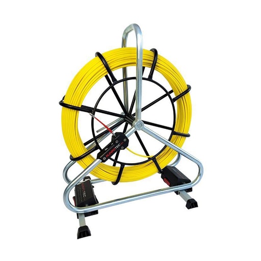 RUNPO Profi-set Glasvezel Trekveer 6mm RTG6, 60m incl. Haspel