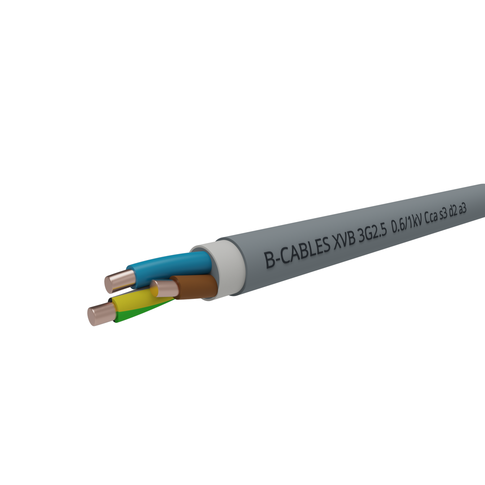 XVB 3x4mm² kabel CCA | 100 meter