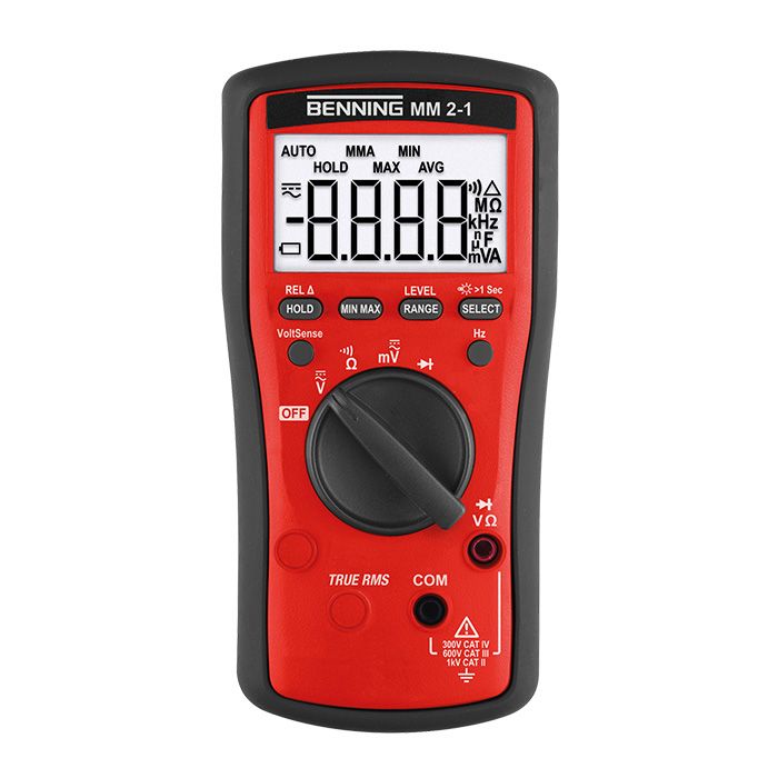 Benning MM 2-1 Digitale Multimeter TRUE RMS