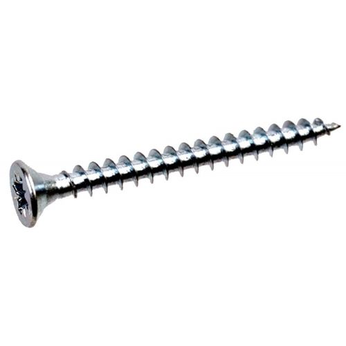 QZ Spaanplaatschroeven platkop PZ-2 (pozidriv) verzinkt 4 mm diameter per 200 stuks 