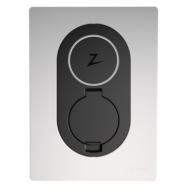 [MFQ-023-0106101] Zaptec Go Front Cover Wit