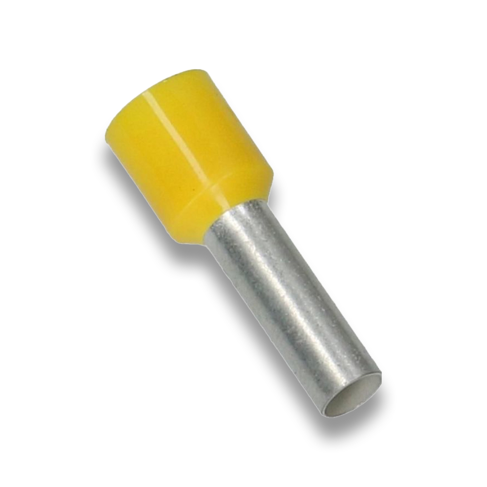 [MFQ-023-0105286] Adereindhuls 6mm^2, 12mm hulslengte, enkel, per 100 stuks