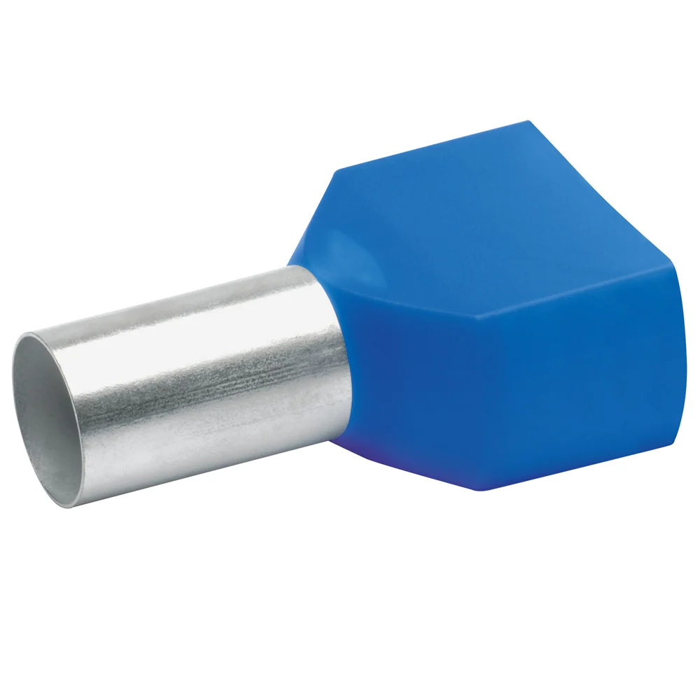 Adereindhuls 16mm², 14mm hulslengte, twin, per 50 stuks
