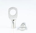 Perskabelschoenen voor koperen geleiders - Ongeïsoleerd - Met inspectiegat - 10mm - 25mm² - 100 stuks