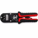 AMW Netwerk Krimptang RJ45 / RJ11 / RJ12 | 3-in-1 Crimpen, Strippen & Knippen