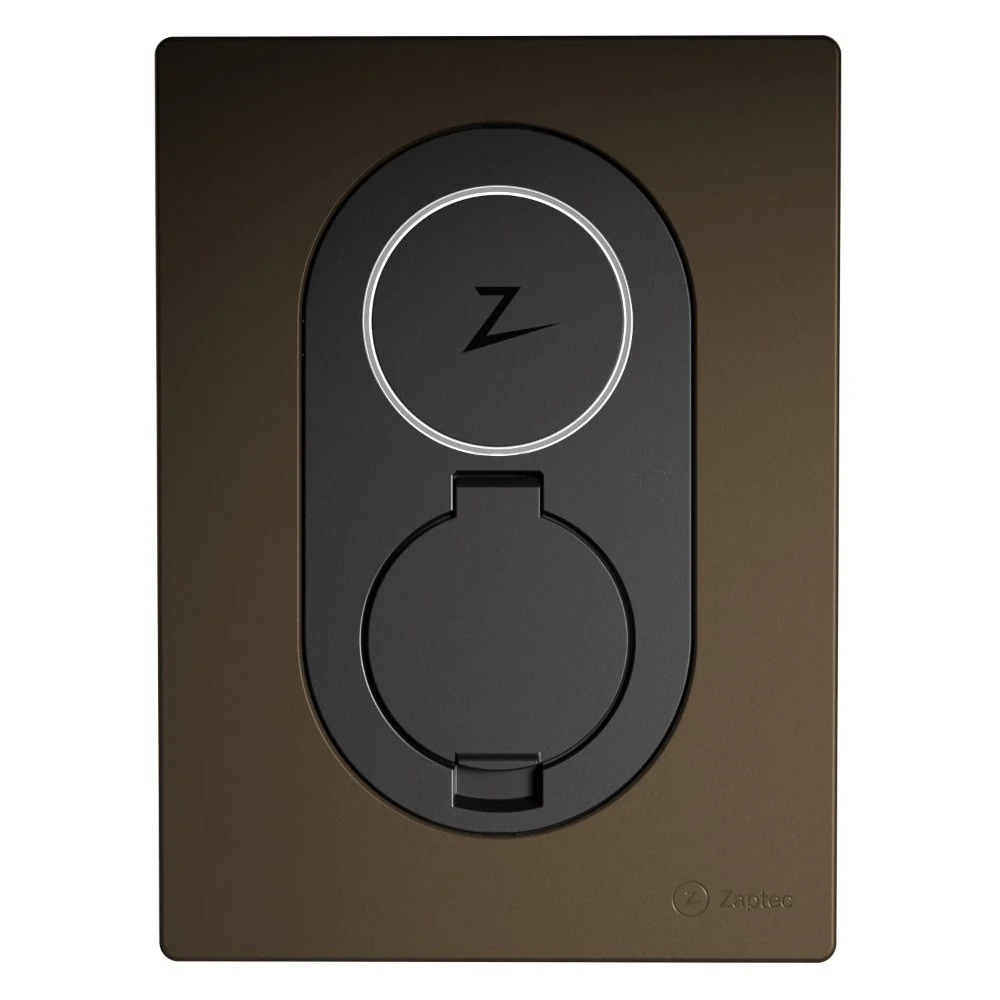 [MFQ-023-0106540] Zaptec Go Front Cover Wood Brown