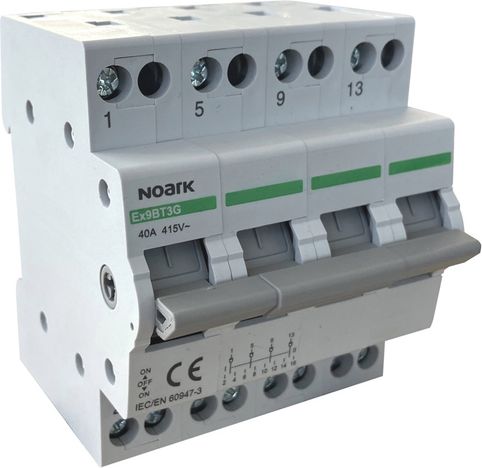 [MFQ-023-0106817] Noark ATS (Automatic Transfer Switch)/ Change-over switch (Ex9BT3G 4CO EU) - 113932