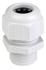 [MFQ-023-0106786] Jacob Wartel kunststof Lichtgrijs M32x1,5 doorlaat 15-21mm IP68(25 stuks)