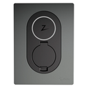 Zaptec Go Front Cover Rock Grey
