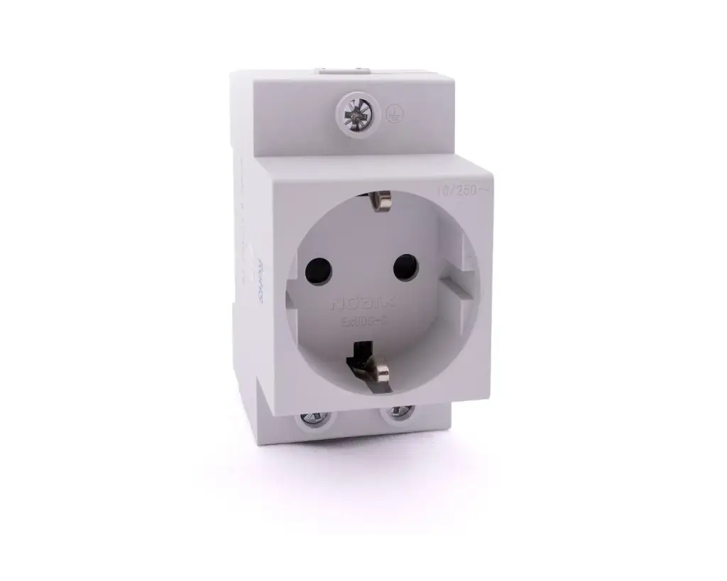 [MFQ-023-0106819] Noark Din rail socket Schuko Ex9DS-G - 106195