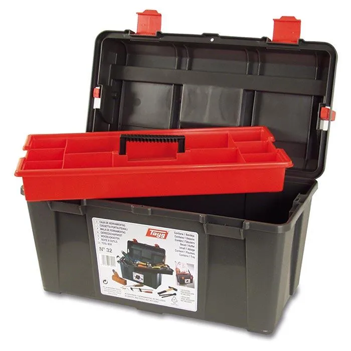 [MFQ-023-0106508] Tayg Professionele Gereedschapskoffer 32 Zwart 480x258x255mm