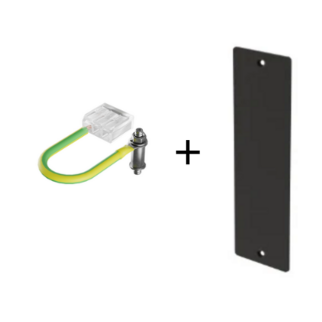 Onepole Q25048 Lite Blind Lid and Grounding Kit voor Zaptec Go & Go 2