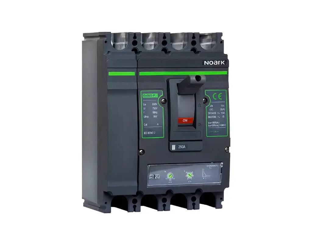 [MFQ-023-0106481] Noark installatieautomaat / krachtautomaat 3-fase, 4-polig 125A thermomagnetisch (Ex9M1S TM125 4P4T EU) - 111811