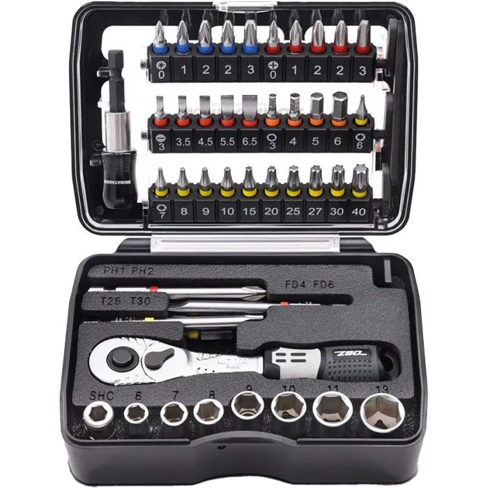 [MFQ-023-0106496] Matador 1/4" Smarty-Box Compact dop/bitset, 47-delig