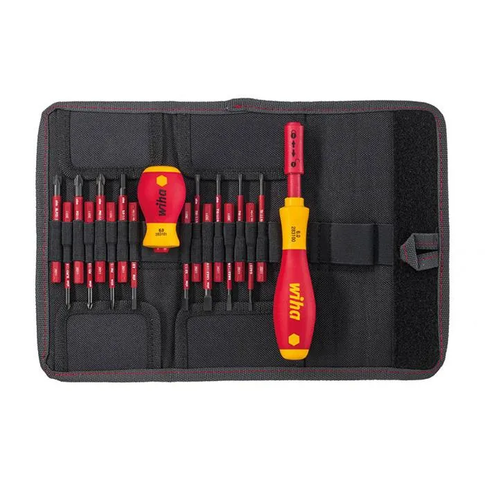 [MFQ-023-0106562] WIHA SlimBitset Softfinish SlimVario Electric 2831 1000V VDE SL/PH/PZ/TX/IN, 19-delig