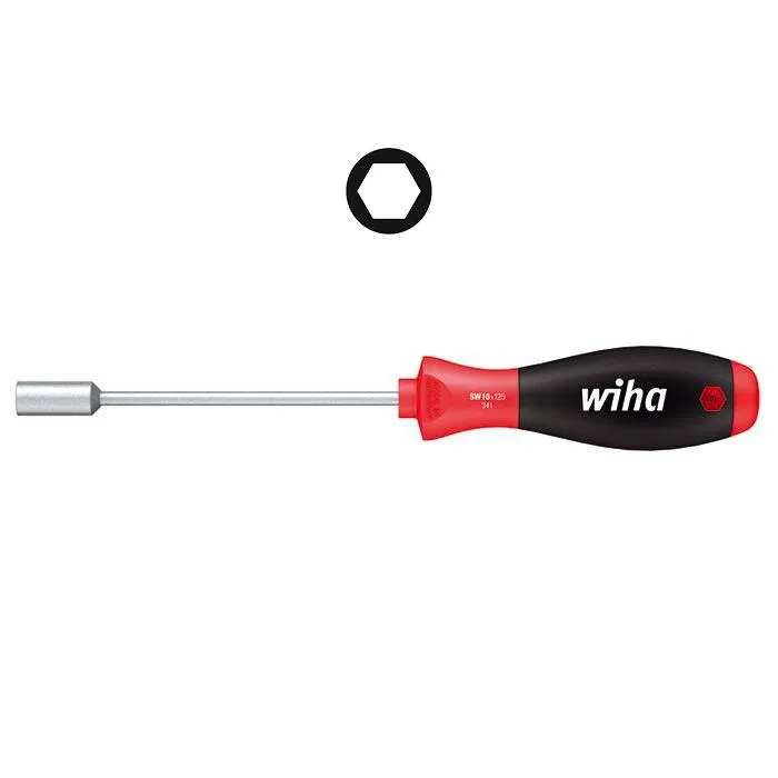 WIHA Dopschroevendraaier SoftFinish ronde schacht 341 13,0x125