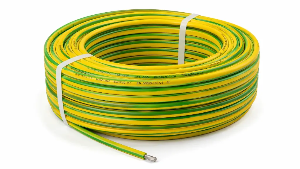 [MFQ-023-0106945] Solar DC kabel 1x6mm² H1Z2Z2-K Geel/Groen DCA | 100 meter