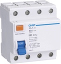 Chint aardlekschakelaar 3-fase 4-polig 63A 300mA Type A 10kA DBAX (RCCB NL1-63 4P 63A 300mA A 10kA DBAX) - 527578