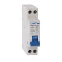 Chint installatieautomaat 1-fase, 1-polig+nul 20A B-kar  6kA (NBH8-40H 1PN B20) - 190248