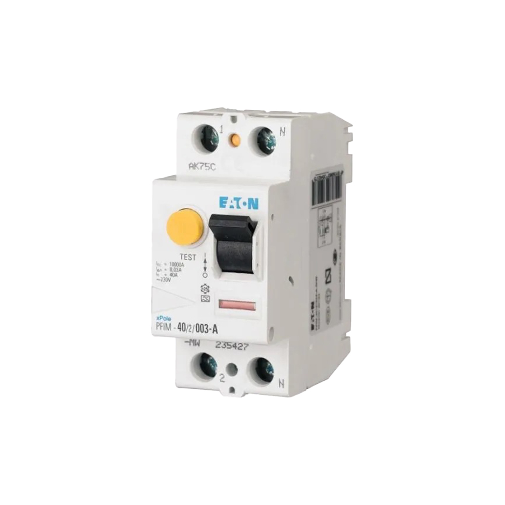 [MFQ-023-0105526] Eaton aardlekschakelaar 1-fase, 1-polig+nul 40A 300mA Type A