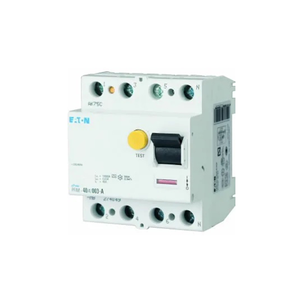[MFQ-023-0105530] Eaton aardlekschakelaar 3-fase, 3-polig+nul 40A 300mA Type A