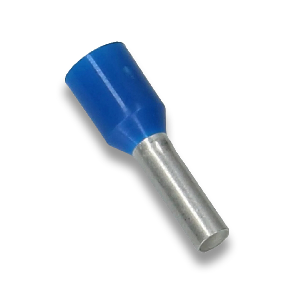 Adereindhuls 2,5mm², 8mm hulslengte, enkel, per 100 stuks