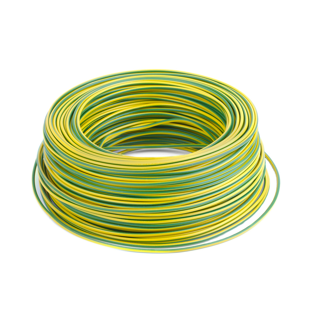 [MFQ-023-0105301] H07V2-K Installatiedraad geel/groen 6mm2 soepel 90 graden 100m