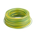 H07V2-K Installatiedraad geel/groen 6mm2 soepel 90 graden 100m