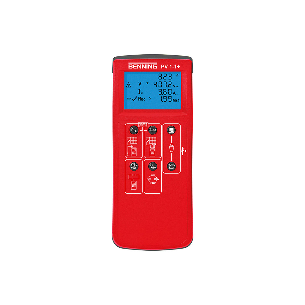 Benning PV 1-1+ Tester voor fotovoltaïsche installaties