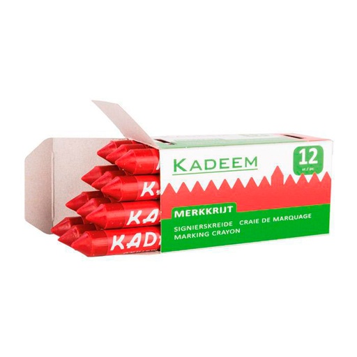 Kadeem Merkkrijt Rood (ds. 12st)