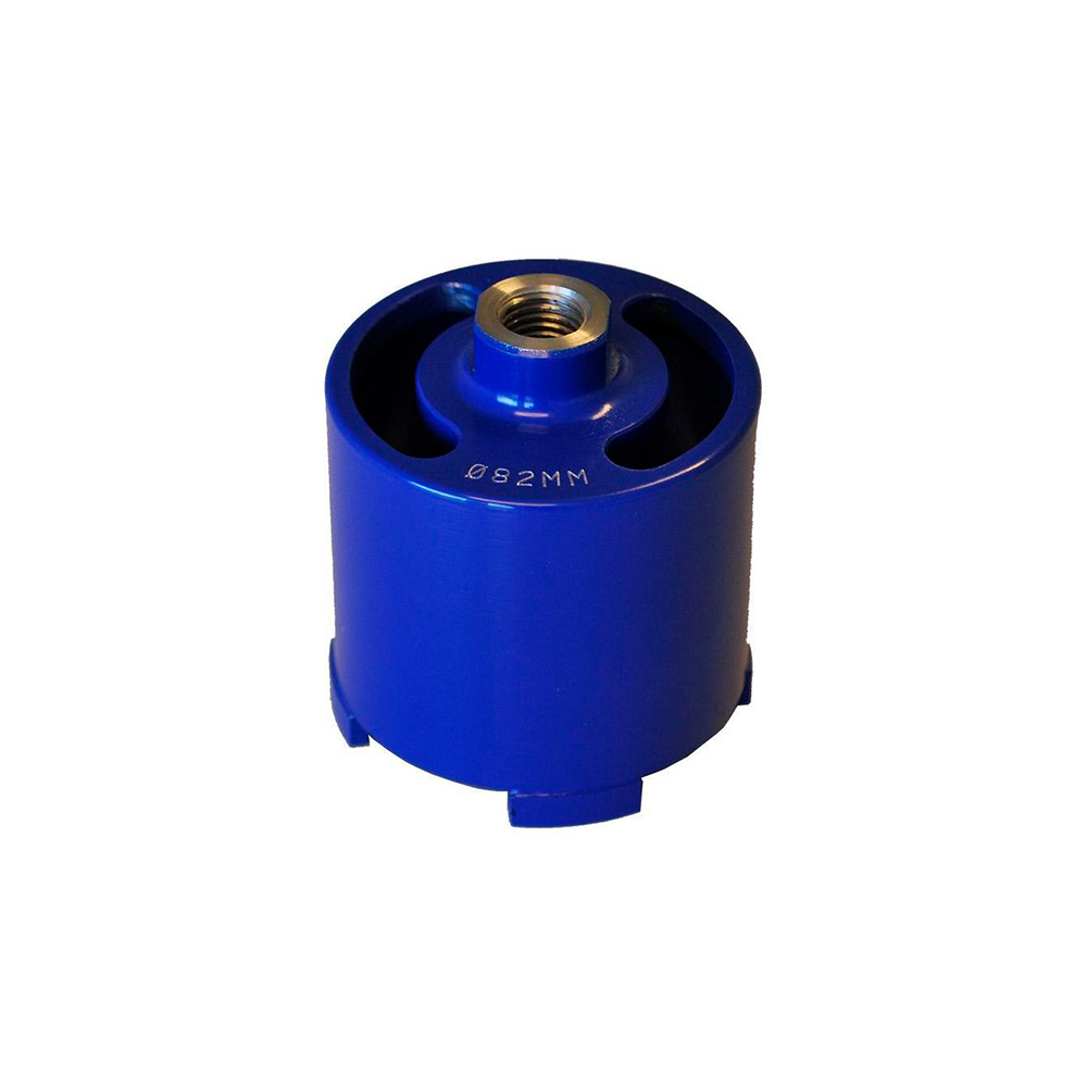 [MFQ-023-0105658] AMW Diamantboor (dozenboor) 82mm 4 segment drooggebruik bovensleuf (stofzuigadapter)