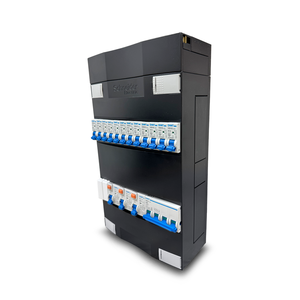 Schneider Groepenkastset 2x12 2 rail opbouw