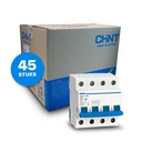 Chint hoofdschakelaar 3-fase, 3-polig+nul 100A doos (45 stuks) (NH4-80408) - 398045
